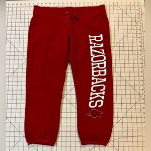 Arkansas Razorbacks Women’s Size Large Soffe Red Sweats